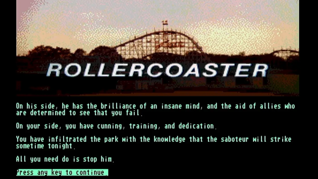 Adventures in Videoland: Rollercoaster - ZX Spectrum Next