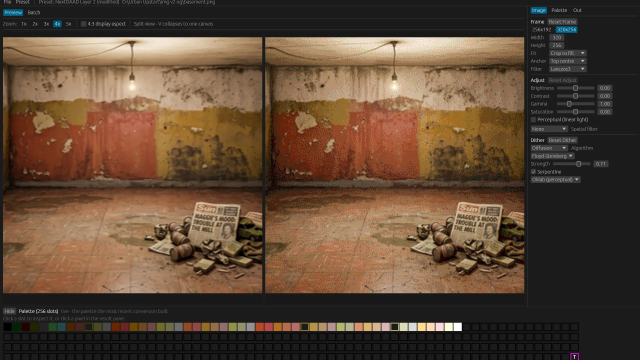 NextDither A/B preview